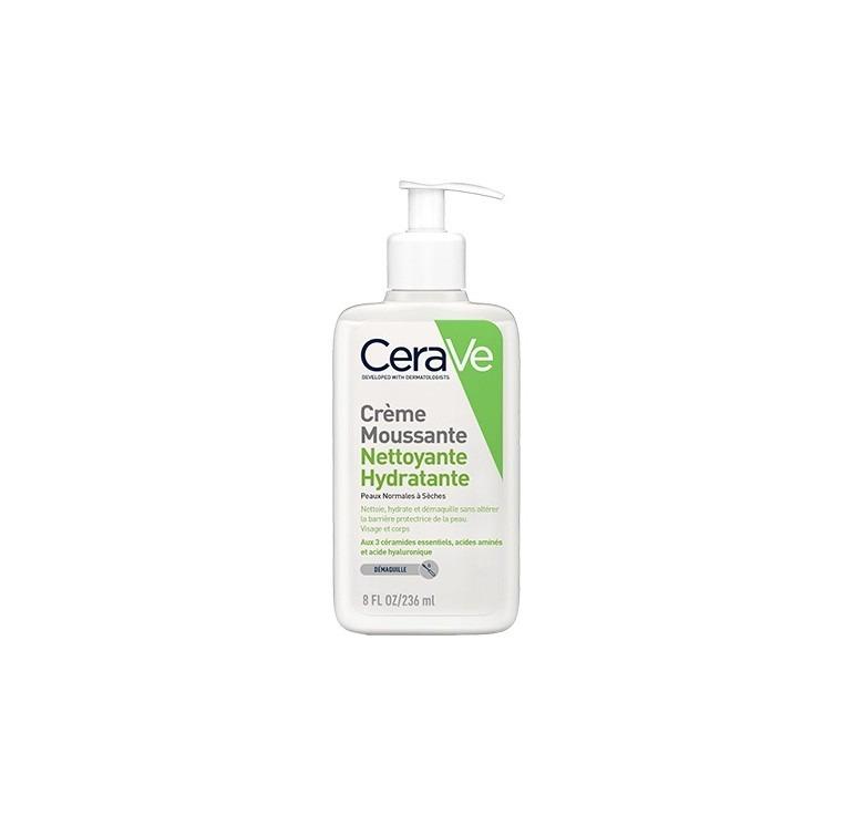 cerave-creme-moussante-nettoyant.jpg CERAVE CREME MOUSSANTE NETTOYANTE HYDRATANTE 236 ML – Image 1