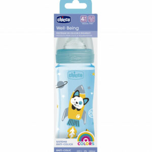 CHICCO BIBERON WELL-BEING TETINE SILICONE 4M+ 330ML