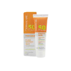 DERMACARE PHOTOSUN 1.5 FLUIDE SOLAIRE TEINTEE PEAUX MIXTES A GRASSES SPF 50+ 50ML