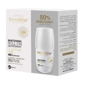 BEESLINE ROLL ON DEODORANT FRAGRANCE FREE +1 GRATUIT