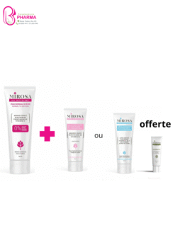 PACK MIROSA : GEL NETTOYANT + CREME HYDRA OU CREME ÉCLAIRCISSANTE + PSORIASTOP GEL GRATUIT