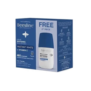 BEESLINE ROLL ON DEODORANT INSTANT WHITE +1 GRATUIT