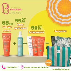 SVR PACK SOLAIRE (LAIT SUN SECURE + SPRAY APRÈS-SOLEIL + ÉCRAN SOLAIRE)