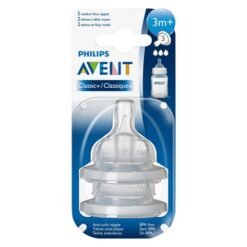 AVENT TETINE CLASSIC ANTI-COLIC 2PIECES 3M+ SCF633/27
