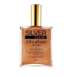 SILVER CLEAR HUILE SECHE PAILLETEE 50 ML