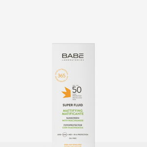 BABE FACIAL SUNSCREEN MATIFIANT SUPER FLUIDE SPF 50 + 50 ML