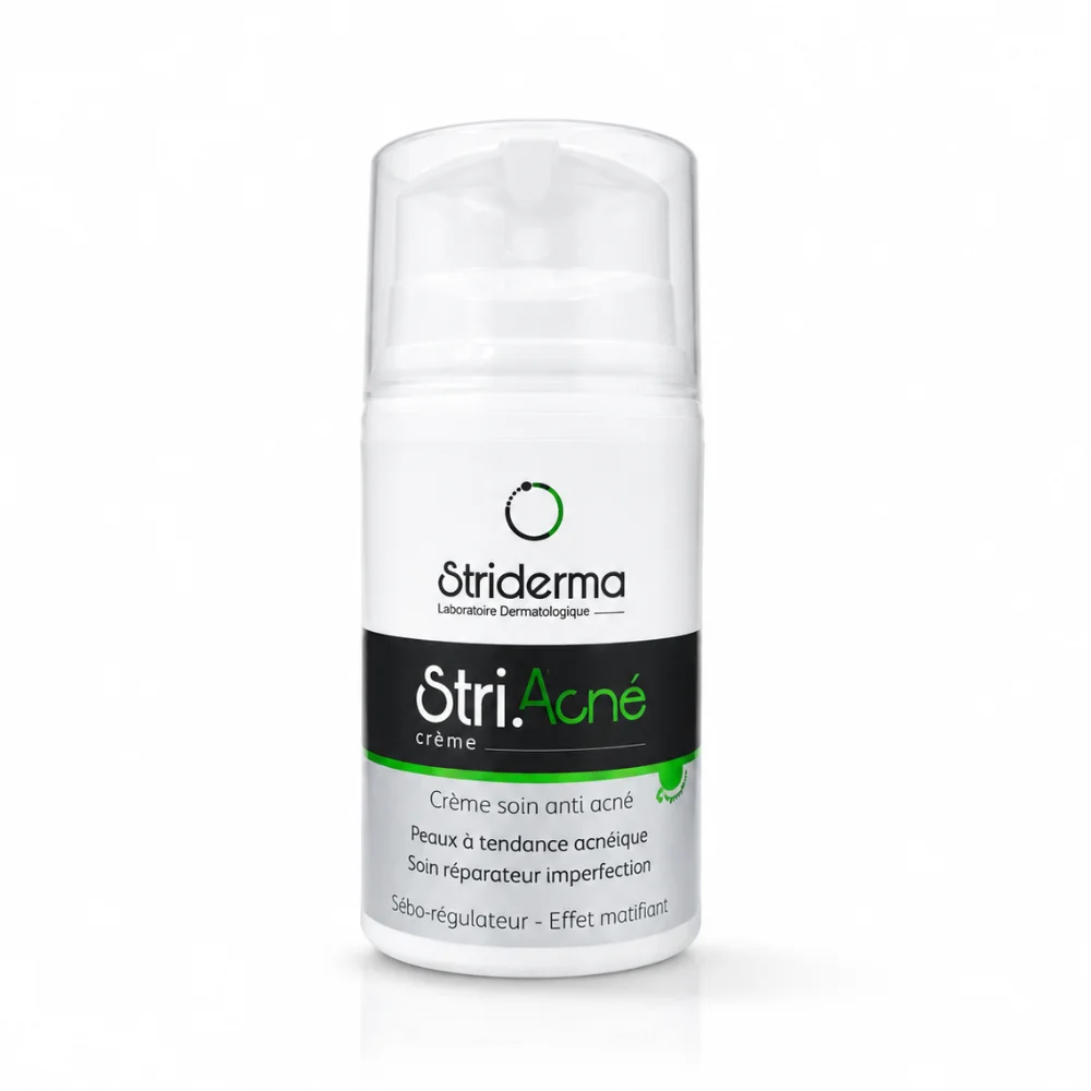 striderma-stri-acne-creme-50ml Striderma Stri Acne crème matifiante 50 ml pour peaux grasses