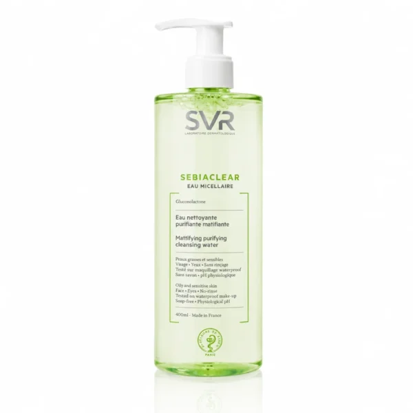 Eau micellaire SVR Sebiaclear peaux grasses 400 ml