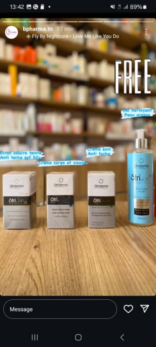 PACK PROMO STRIDERMA - ROUTINE SOIN COMPELTE+STRIDERMA GEL NETTOYANT  (OFFERTE)