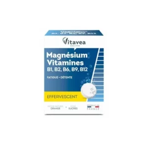 VITAVEA MAGNESIUM B1, B2, B6, B9, B12 EFFERVESCENT 24 COMPRIMES