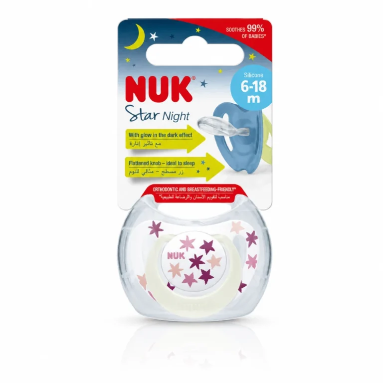 NUK Star Night Sucette 6–18 mois
