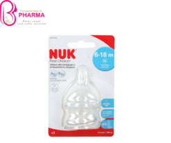 NUK FIRST CHOICE+ - LOT DE 2 TETINES TAILLE M 6-18MOIS