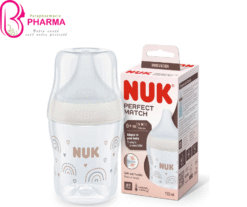 NUK Biberon Perfect Match 3M+ Plastique,260ml