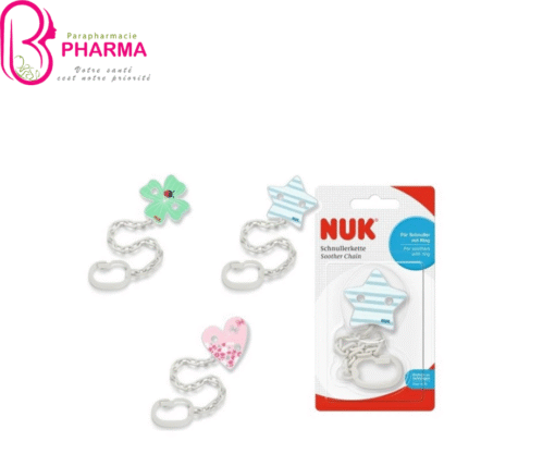 NUK Attache Sucette Avec Chaîne