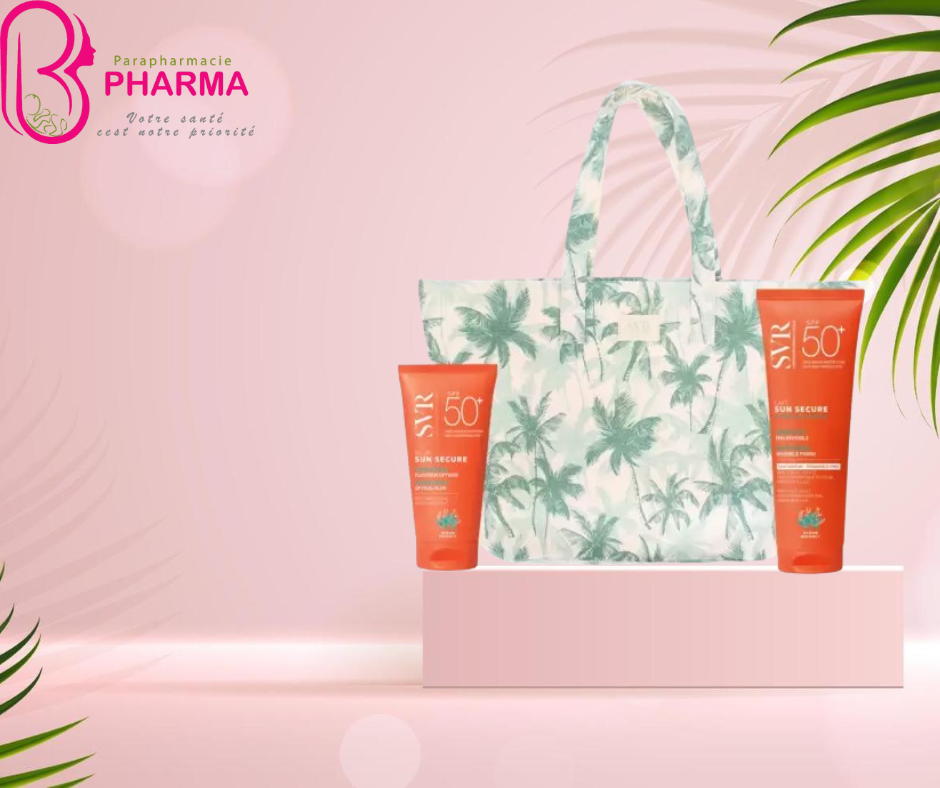SVR SUN SECURE BLUR SPF50+ 50ML + LAIT HYDRATANT INVISIBLE SPF50 + 250ML + SAC (OFFERT)