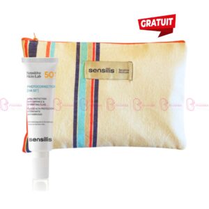 Pack SENSILIS avec Photocorrection HA50+ Invisible SPF50, fouta et trousse été offerte