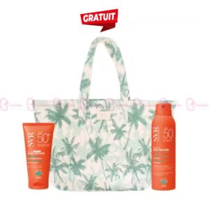 Pack solaire SVR avec Blur teinté SPF50+, Brume SPF50+ et sac de plage offert