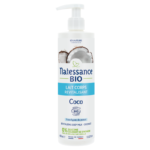 Lait corps Natessance Coco revitalisant 400 ml, nourrissant pour peau sèche