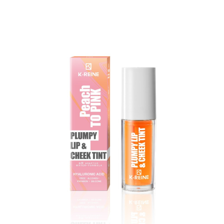 K-REINE Plumpy Lip & Cheek Tint Peach to Pink 6ml