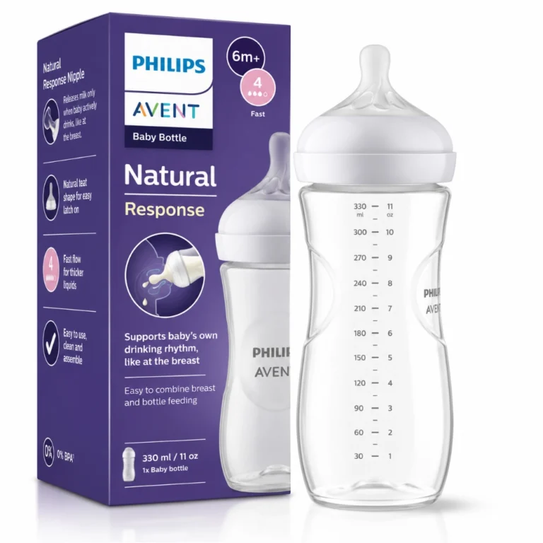 AVENT BIBERON NATURAL PLASTIQUE 6M+ SCY906/01 330ML