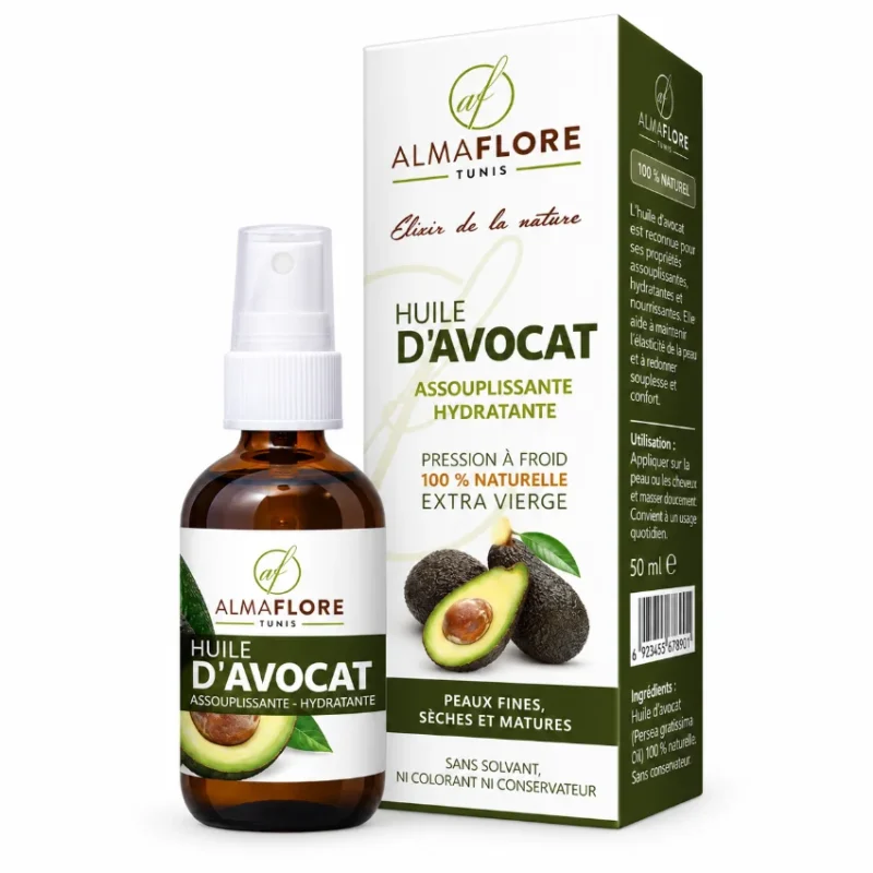 ALMAFLORE HUILE D’AVOCAT,50ML