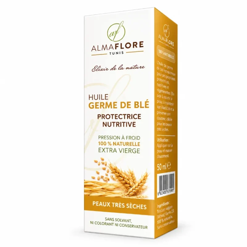 ALMAFLORE HUILE DE GERME DE BLE, 50ML