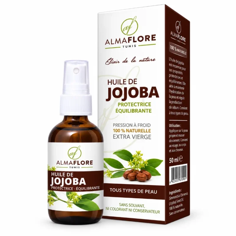 ALMAFLORE HUILE DE JOJOBA BIO, 50ML