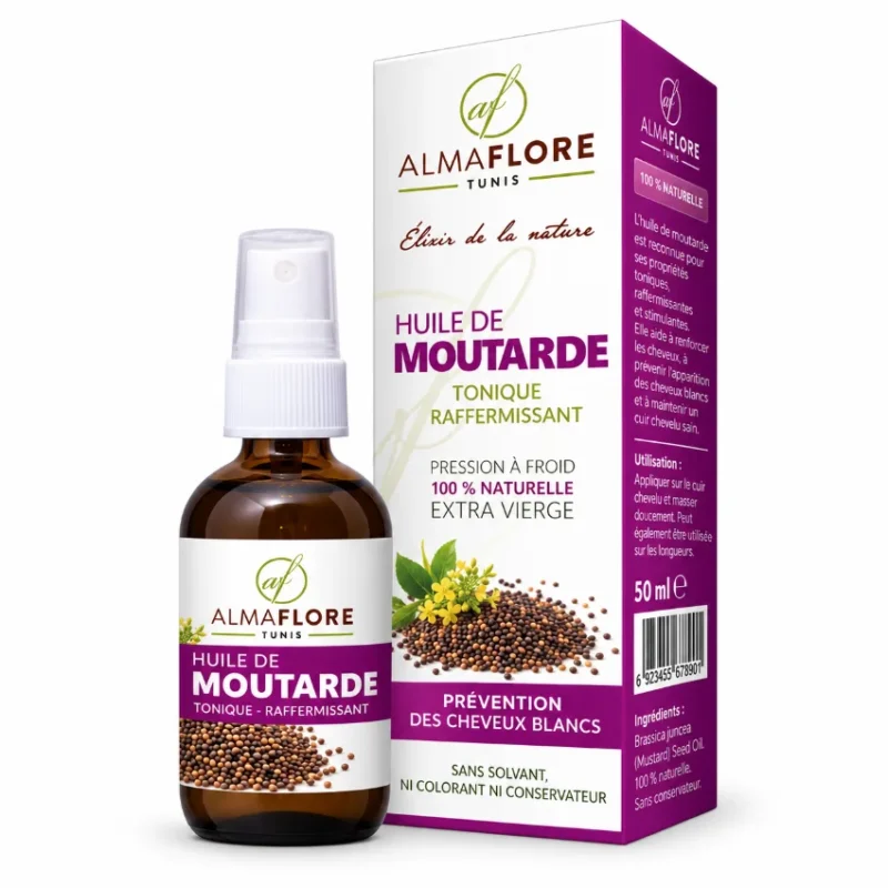 ALMAFLORE HUILE DE MOUTARDE, 50ML