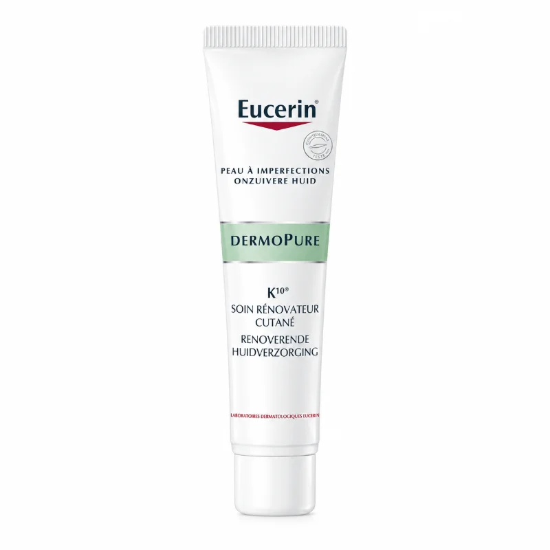 EUCERIN DERMOPURE K10 SOIN RENOVATEUR CUTANE PEAUX A IMPERFECTIONS 40ML