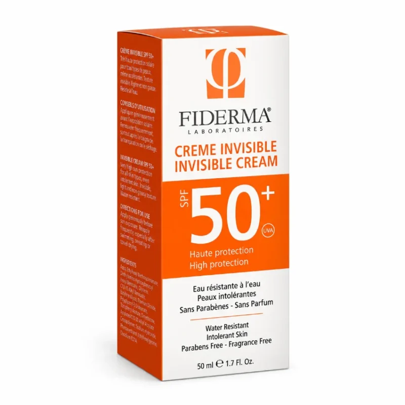 FIDERMA CREME ECRAN SPF 50 INVISIBLE 50ML